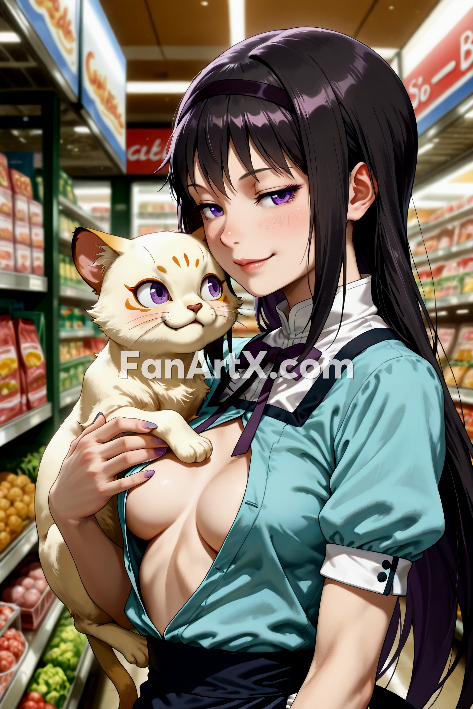 Akemi Homura Puella Magi Madoka Magica Fanart 5486618